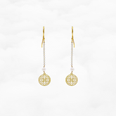 Auspicious Origin Birthstone Earrings (Small)